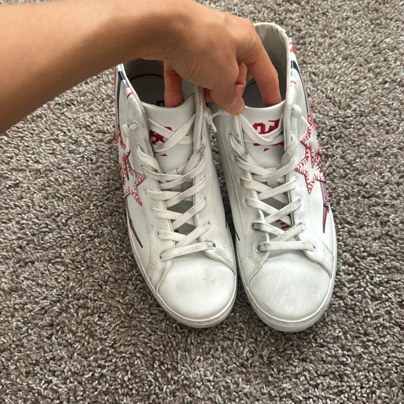 2 star made in Italy geniune leather sneakers - Picture 2 of 3